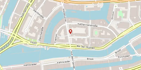 Karte der Umgebung von Mattentwiete 5, 20457 Hamburg