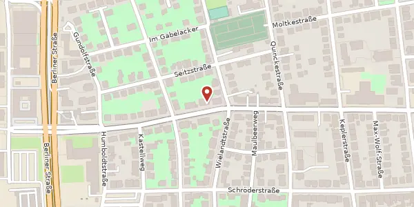 Karte der Umgebung von Mönchhofstraße 42, 69120 Heidelberg