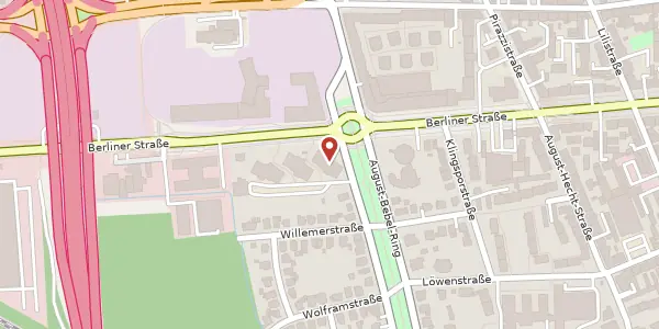 Karte der Umgebung von Berliner Str. 282, 63067 Offenbach