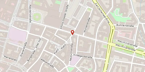Karte der Umgebung von Maximilianstr. 18, 80539 München