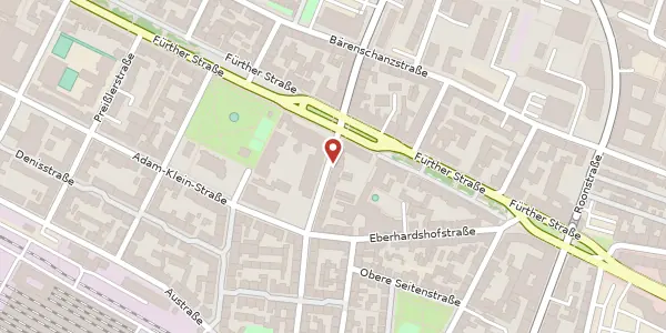 Karte der Umgebung von Kernstr. 5, 90429 Nürnberg