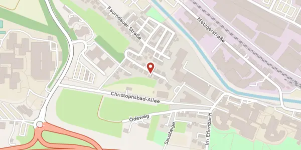 Karte der Umgebung von Nikolaus-Lenau-Straße 38, 73035 Göppingen
