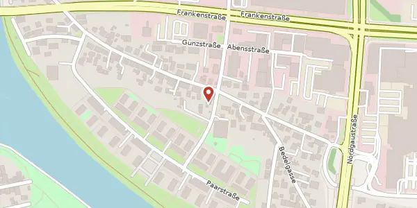 Karte der Umgebung von Holzgartenstr. 58 A, 93059 Regensburg