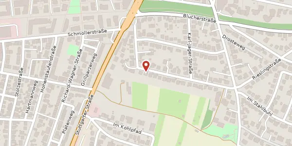 Karte der Umgebung von Winzerstraße 4, 74074 Heilbronn
