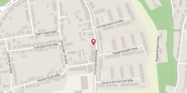 Karte der Umgebung von Humboldtstr. 66, 45472 Mülheim an der Ruhr