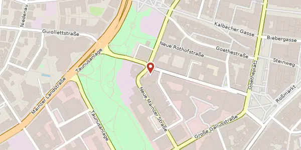 Karte der Umgebung von Neue Mainzer Str. 66-68, 60311 Frankfurt