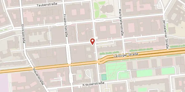 Karte der Umgebung von Charlottenstraße 65, 10117 Berlin