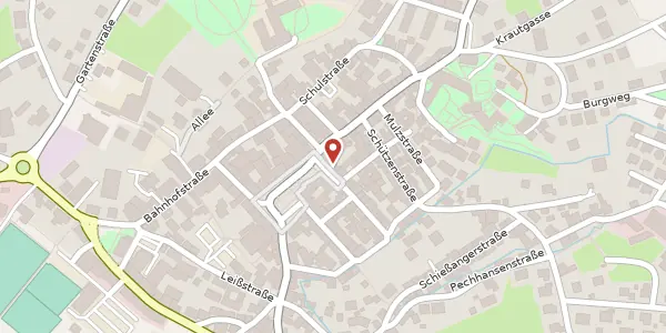 Karte der Umgebung von Marktplatz 17, 93449 Waldmünchen
