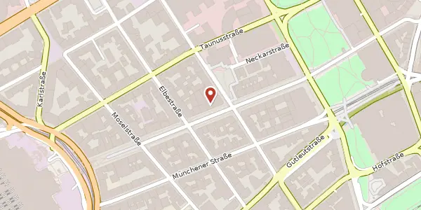 Karte der Umgebung von Kaiserstr. 50, 60329 Frankfurt