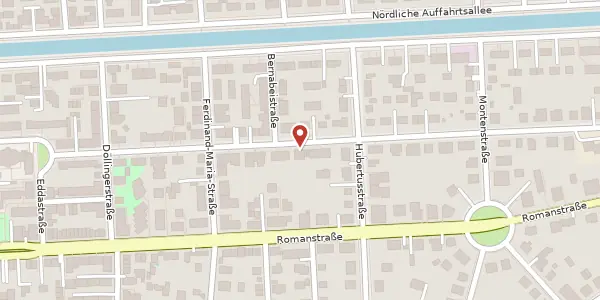 Karte der Umgebung von Prinzenstr. 42, 80639 München