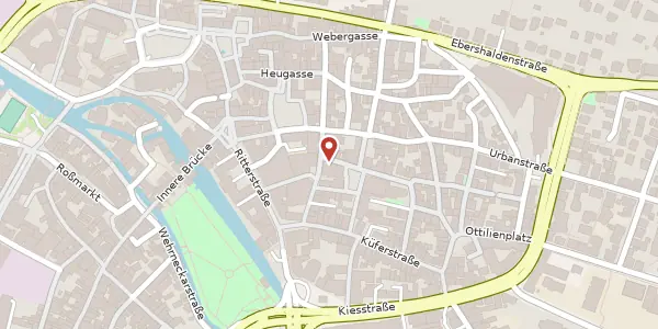 Karte der Umgebung von Franziskanergasse 2, 73728 Esslingen