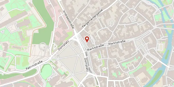Karte der Umgebung von Domplatz 6, 99084 Erfurt