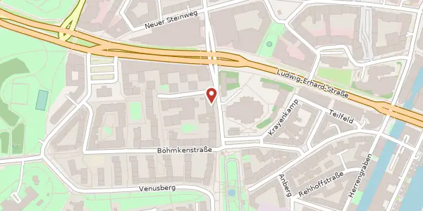 Karte der Umgebung von Englische Planke 6, 20459 Hamburg