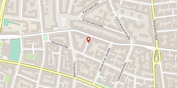 Karte der Umgebung von Ansbacher Str. 4, 80796 München