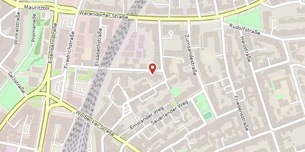 Karte der Umgebung von Johanniterstr. 15, 48145 Münster