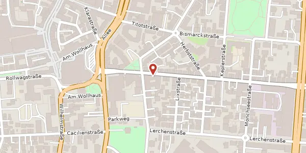 Karte der Umgebung von Wollhausstraße 20, 74072 Heilbronn