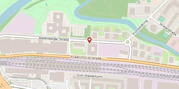 Karte der Umgebung von Babelsberger Str. 26, 14473 Potsdam
