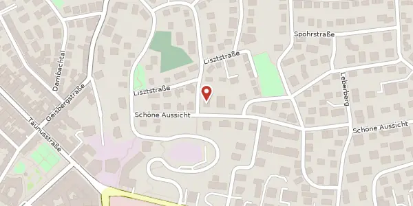Karte der Umgebung von Schöne Aussicht 26, 65193 Wiesbaden
