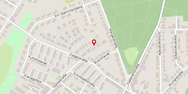 Karte der Umgebung von Tonweg 6, 46119 Oberhausen