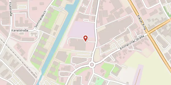 Karte der Umgebung von Briener Str. 9 - 13, 47533 Kleve