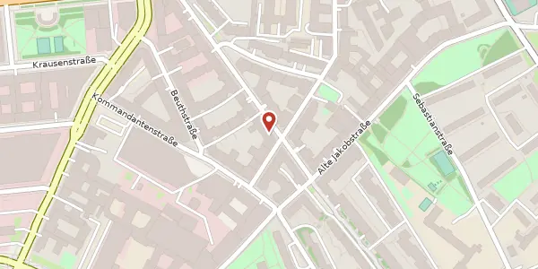 Karte der Umgebung von Seydelstraße 15, 10117 Berlin