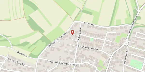 Karte der Umgebung von Obergasse 25, 77933 Lahr