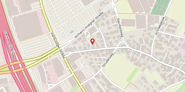 Karte der Umgebung von Poppenreuther Str. 95, 90765 Fürth