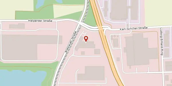 Karte der Umgebung von Breslauer Straße 64, 31157 Sarstedt