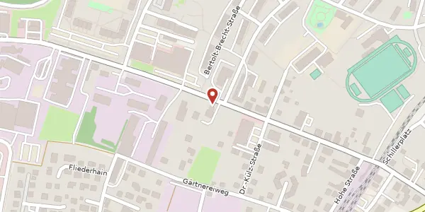Karte der Umgebung von Hohensteiner Straße 31, 09366 Stollberg