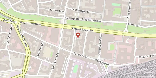 Karte der Umgebung von Essenweinstr. 4-6, 90443 Nürnberg
