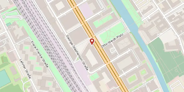 Karte der Umgebung von Heidestraße 40, 10557 Berlin