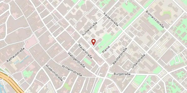Karte der Umgebung von Gartenstraße 43, 72764 Reutlingen