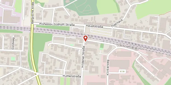 Karte der Umgebung von Hildener Str. 1b, 40699 Erkrath