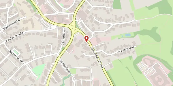 Karte der Umgebung von Overather Str. 8, 51429 Bergisch Gladbach
