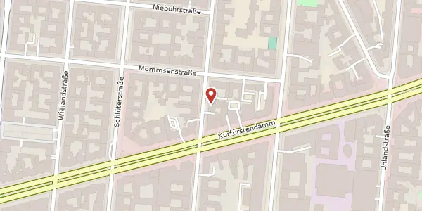 Karte der Umgebung von Bleibtreustraße 38/39, 10623 Berlin