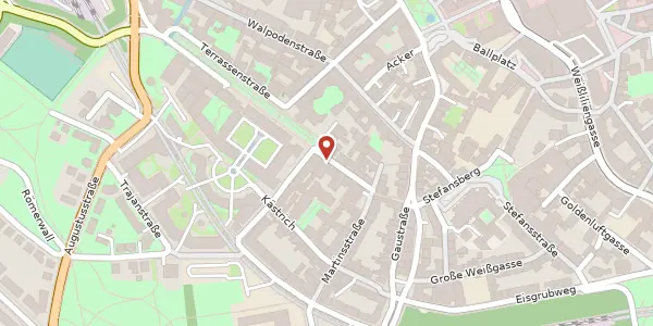 Karte der Umgebung von Mathildenstraße 11, 55116 Mainz