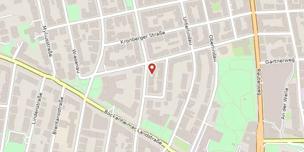 Karte der Umgebung von Liebigstr. 10, 60323 Frankfurt