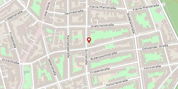 Karte der Umgebung von Fundstraße 12, 30161 Hannover