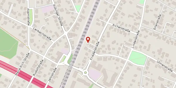 Karte der Umgebung von Friedenstr. 9b, 82166 Gräfelfing