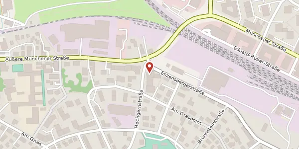 Karte der Umgebung von Hochgernstr. 1, 83026 Rosenheim