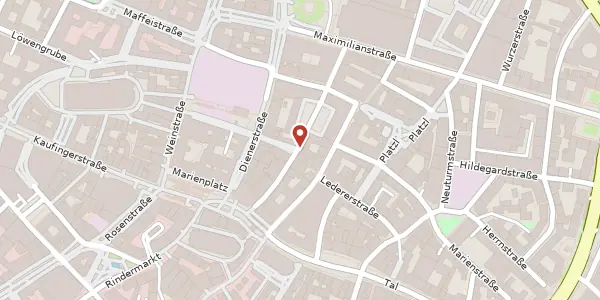 Karte der Umgebung von Burgstr. 12, 80331 München