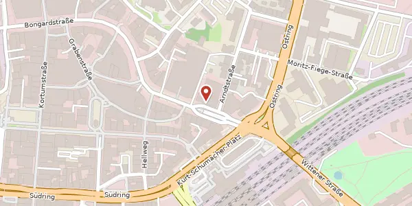 Karte der Umgebung von Massenbergstr. 15-17, 44787 Bochum