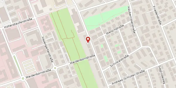 Karte der Umgebung von Brunhildenstr. 94, 65189 Wiesbaden