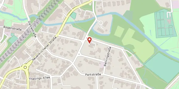 Karte der Umgebung von Thesings Allee 3, 33332 Gütersloh