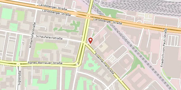 Karte der Umgebung von Elsenheimerstr. 7, 80687 München