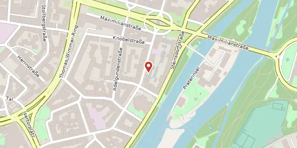 Karte der Umgebung von Thierschstr. 34, 80538 München