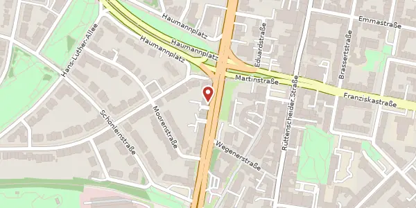 Karte der Umgebung von Alfredstr. 102, 45131 Essen