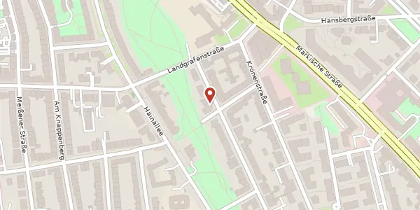 Karte der Umgebung von Friedenstr. 15, 44139 Dortmund