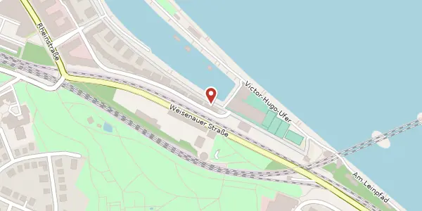 Karte der Umgebung von Am Winterhafen 78, 55131 Mainz