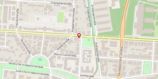 Karte der Umgebung von Stabelstraße 2, 76133 Karlsruhe